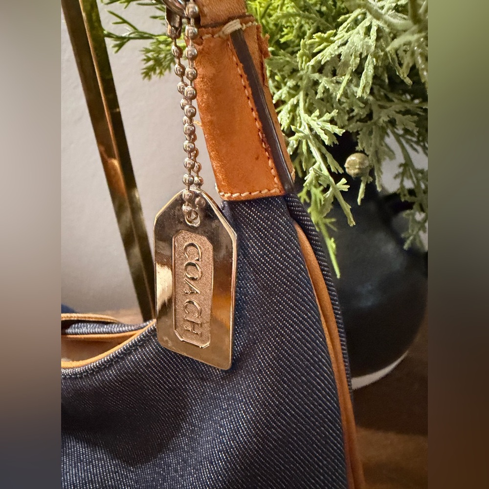 Coach Y2K Denim Hampton Shoulder Bag - Picture 10 of 15